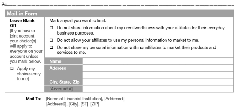 Version 4: Optional Mail-In Form.