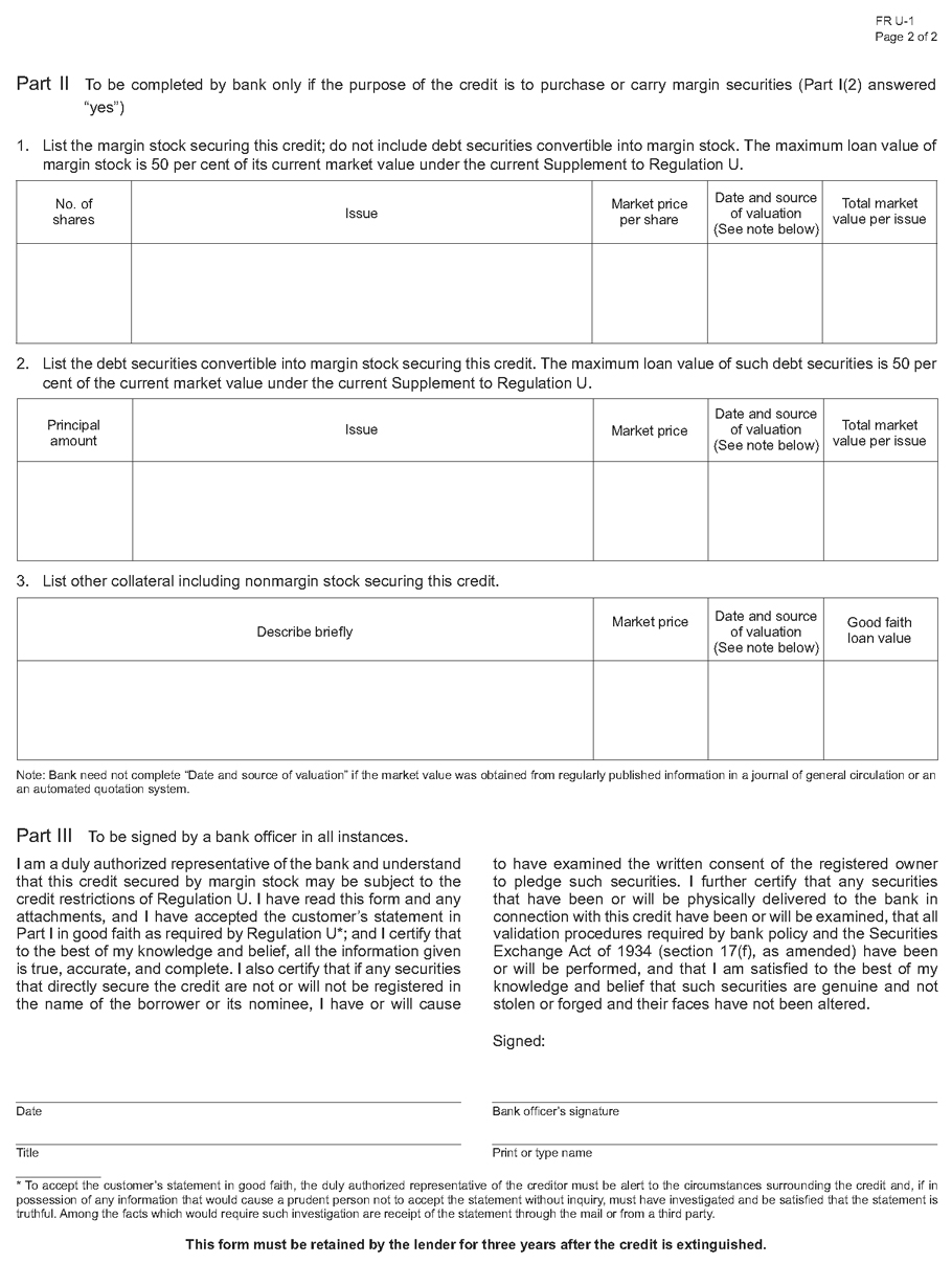 Form U-1—Purpose Statement Page 2