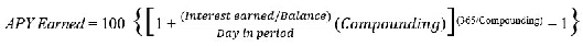 Special Formula for Use Where Periodic Statement Is Sent More Often Than the Period for Which Interest Is Compounded