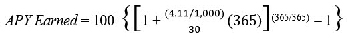 Special Formula for Use Where Periodic Statement Is Sent More Often Than the Period for Which Interest Is Compounded