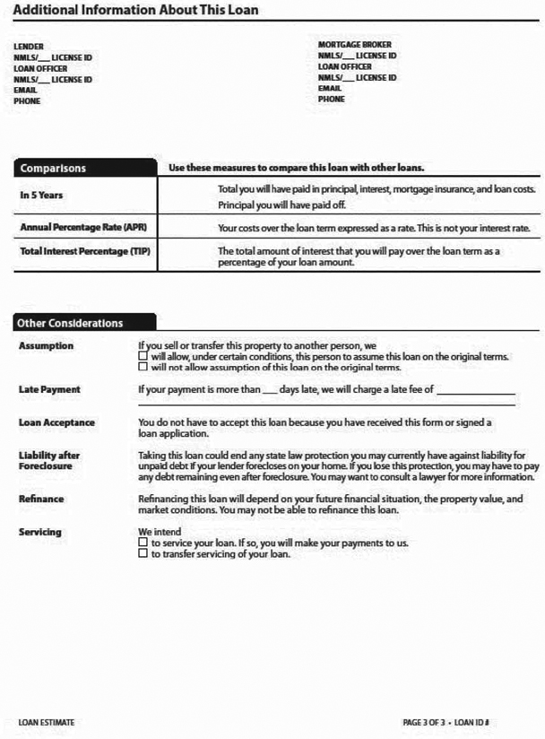 H-24(G)—Mortgage Loan Transaction Loan Estimate—Modification to Loan Estimate for Transaction Not Involving Seller—Model Form (continued)