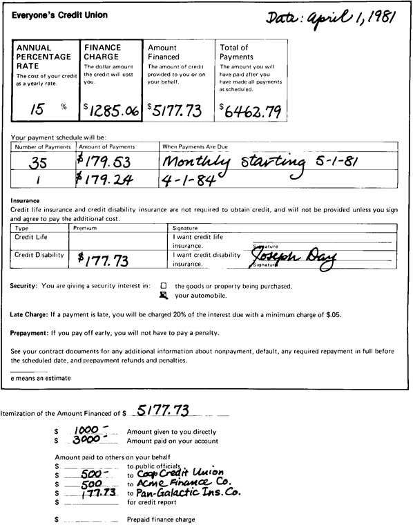 H-12—Refinancing Sample 