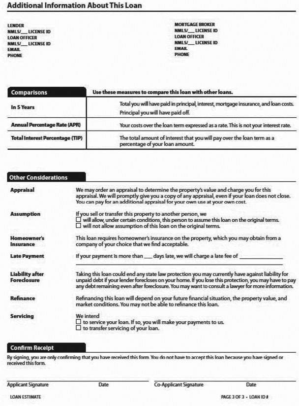 H-24(G)—Mortgage Loan Transaction Loan Estimate—Modification to Loan Estimate for Transaction Not Involving Seller—Model Form (continued)