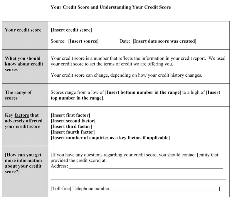 H-6—Model Form for Risk-Based Pricing Notice with Credit Score Information (contd.)