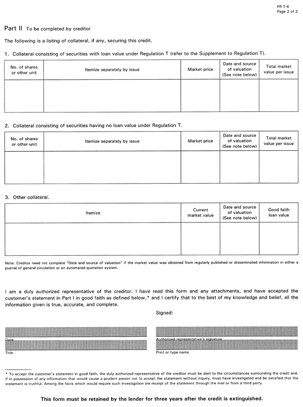 Form T-4—Purpose Statement Page 2