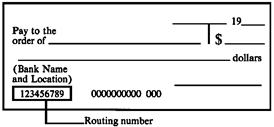 Personal Check Example